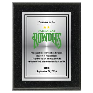 Genuine Black Marble  Plaque